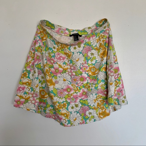floral skirt